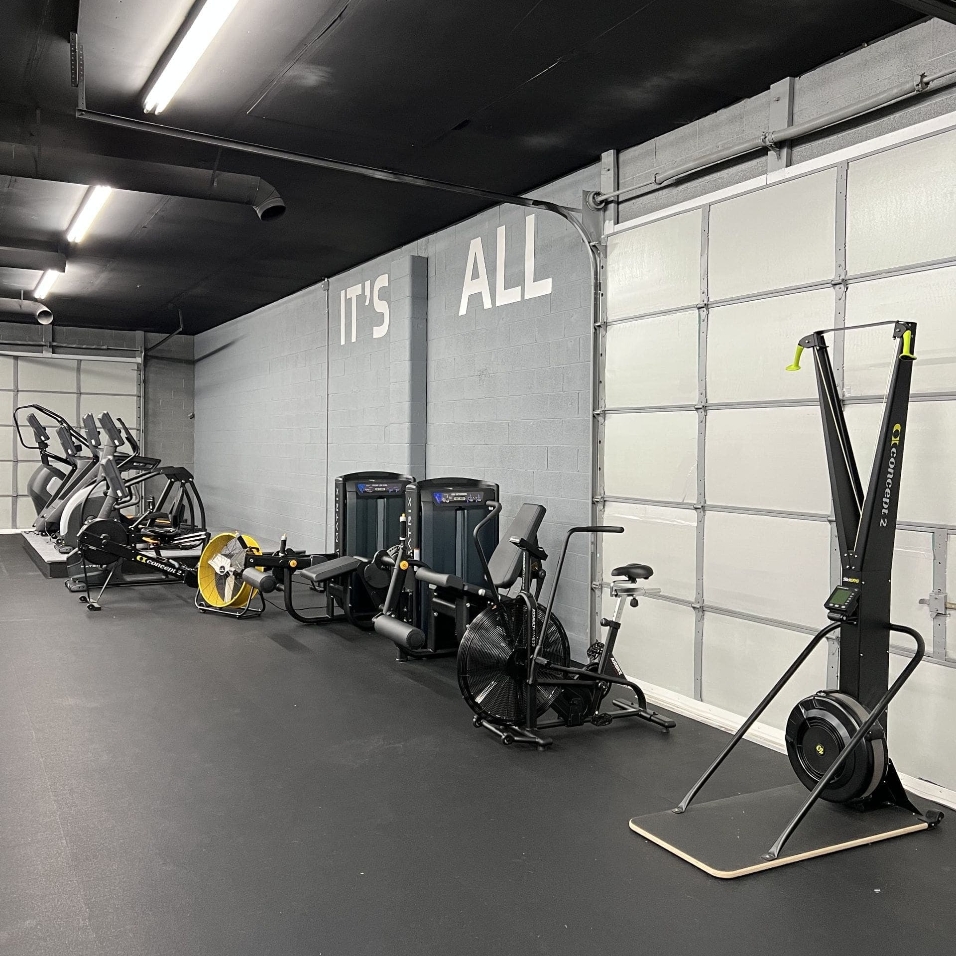 Dumbbells and benches